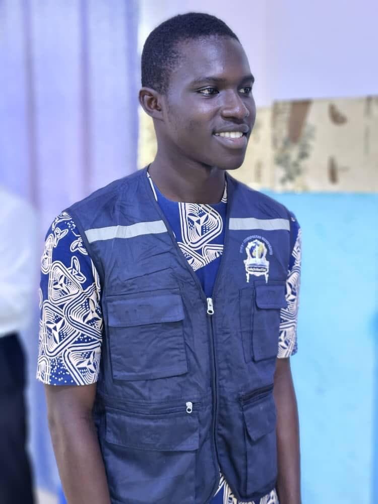 Zephaniah wearing a jacket