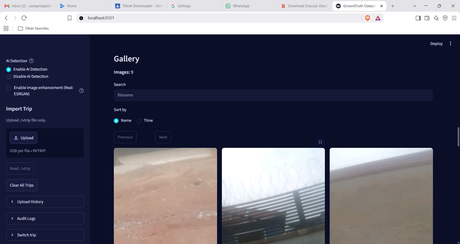 GroundTruth Vision Desktop explorer screenshot 3