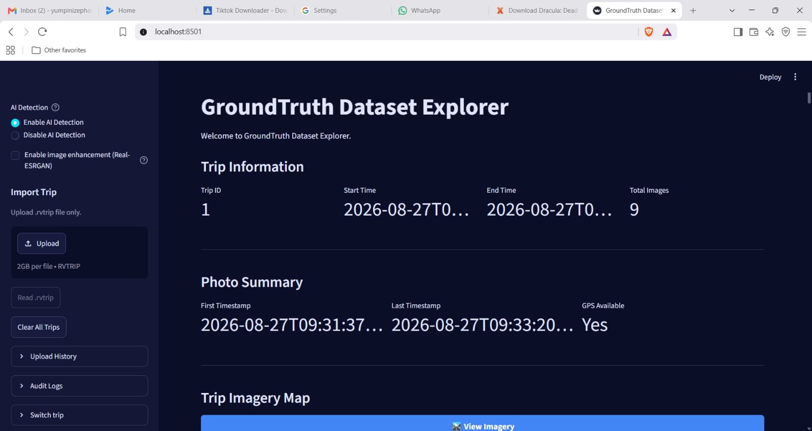 GroundTruth Vision Desktop explorer screenshot 8