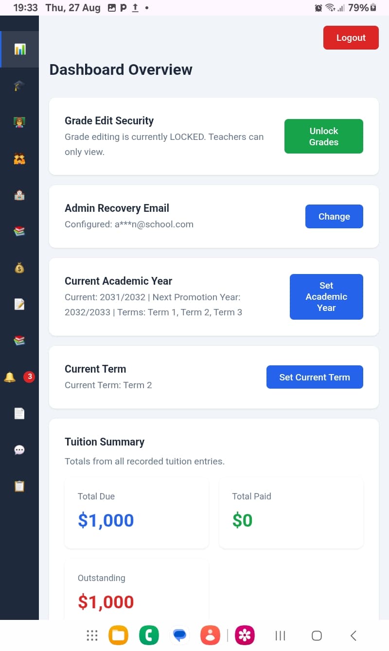 School Operating System screenshot 2